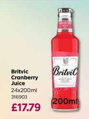 Britvic Cranberry Juice