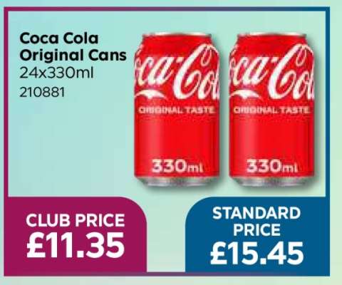 Coca Cola Original Cans
