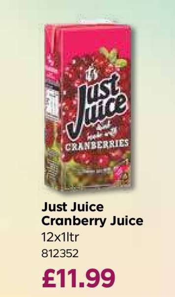 Just Juice Cranberry Juice
