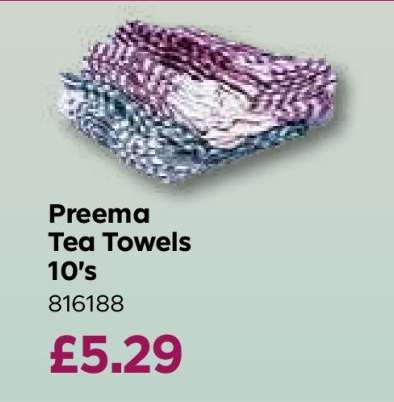 Preema Tea Towels 10's