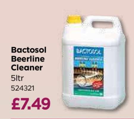 Bactosol Beerline Cleaner