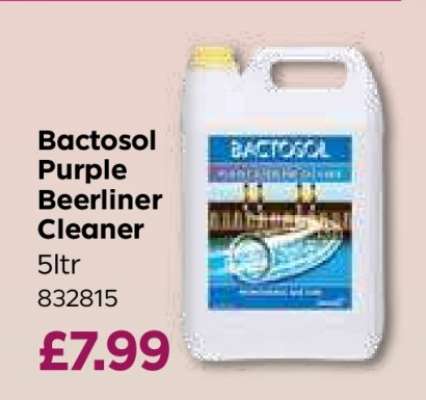 Bactosol Purple Beerliner Cleaner