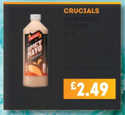 CRUCIALS Spicy Mayo