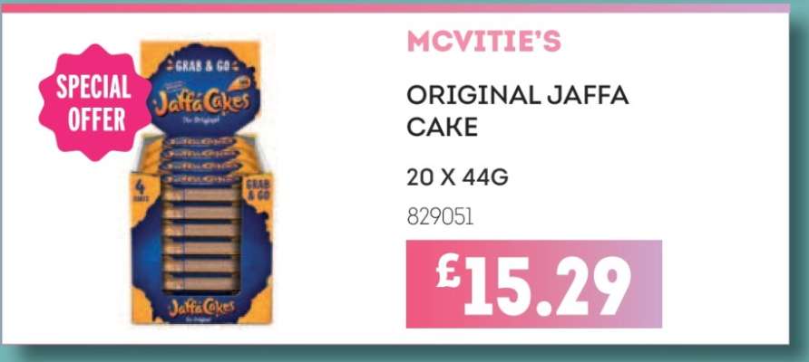 MCVITIE'S ORIGINAL JAFFA CAKE