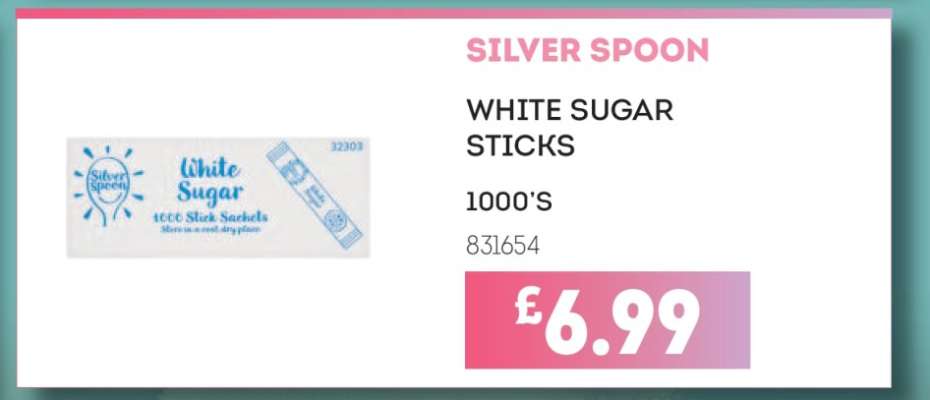 SILVER SPOON WHITE SUGAR STICKS