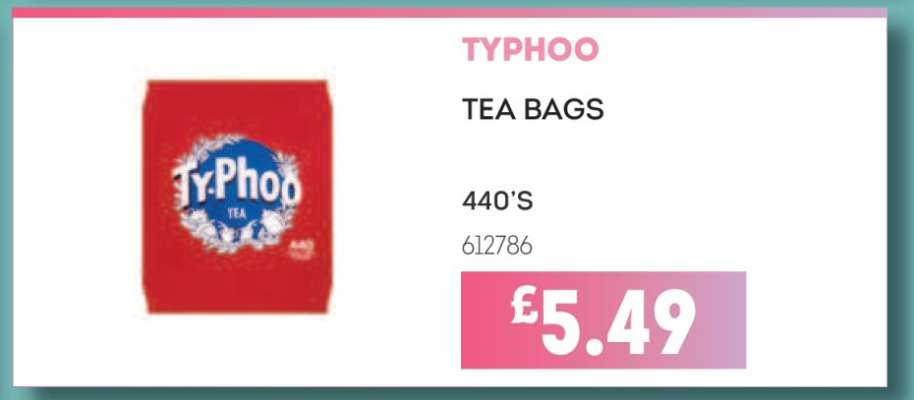 TYPHOO TEA BAGS