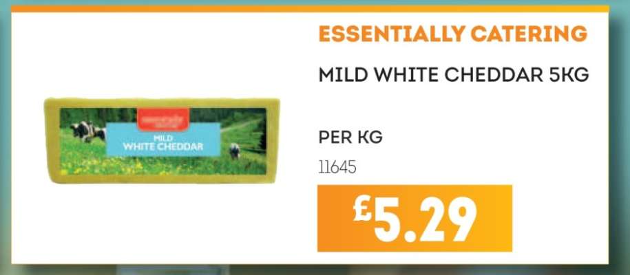 MILD WHITE CHEDDAR 5KG