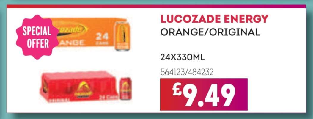 Lucozade Energy Orange/Original
