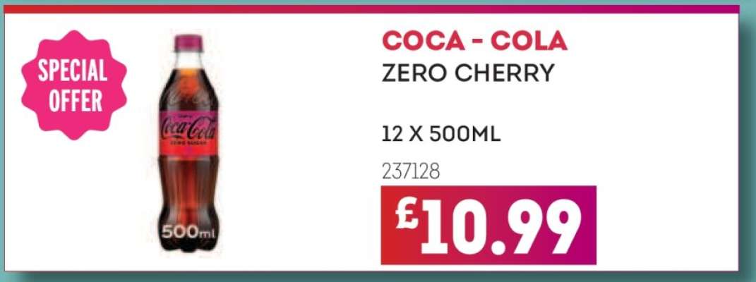 COCA-COLA ZERO CHERRY
