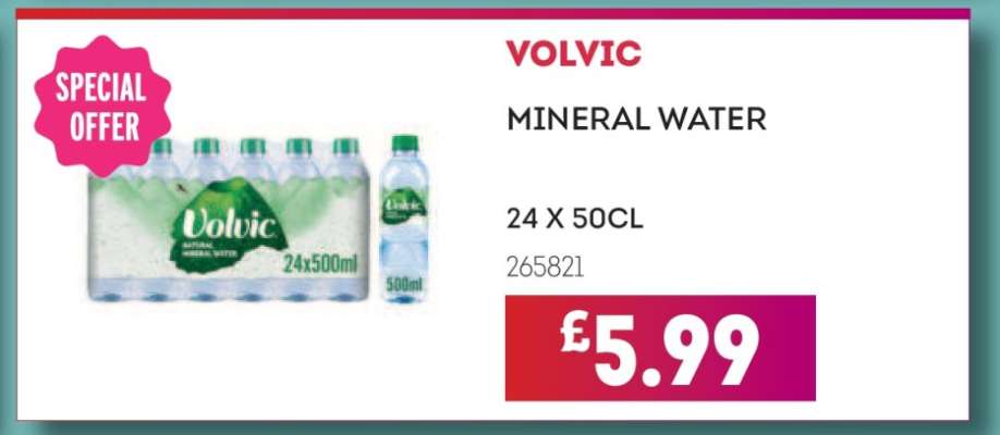 VOLVIC MINERAL WATER