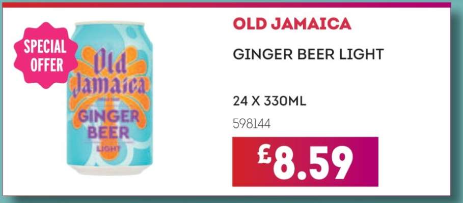 OLD JAMAICA GINGER BEER LIGHT
