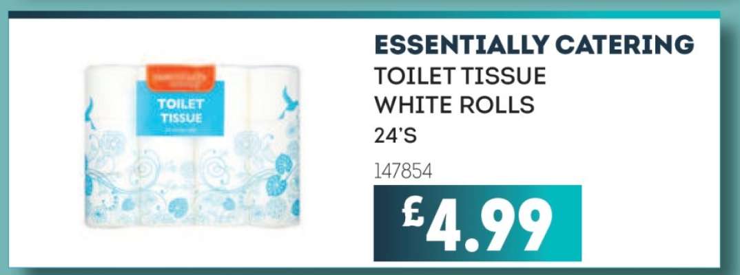 ESSENTIALLY CATERING TOILET TISSUE