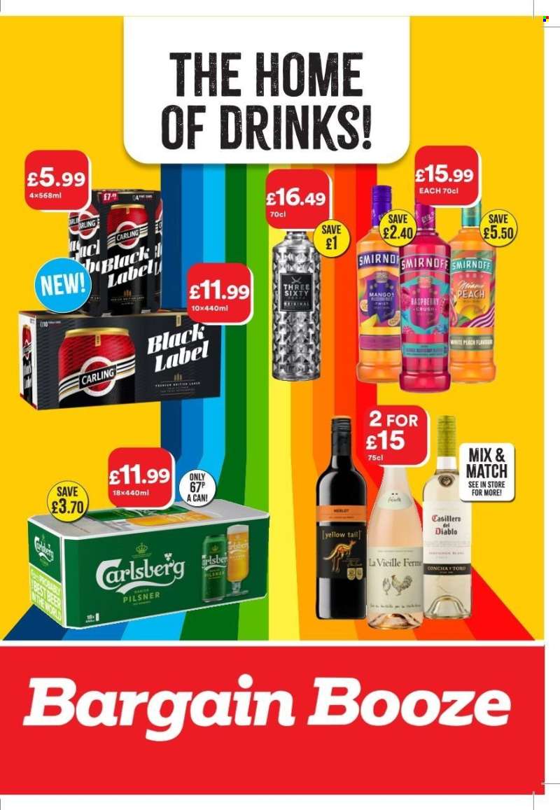 Bargain Booze offer  - 28/04/2026 - 25/05/2026.