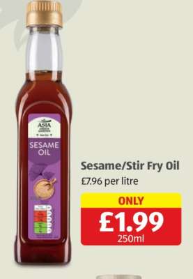 Sesame/Stir Fry Oil