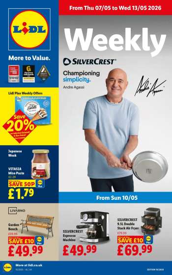 Lidl offer  - 07/05/2026 - 13/05/2026.