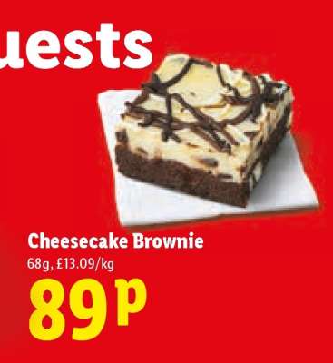 Cheesecake Brownie