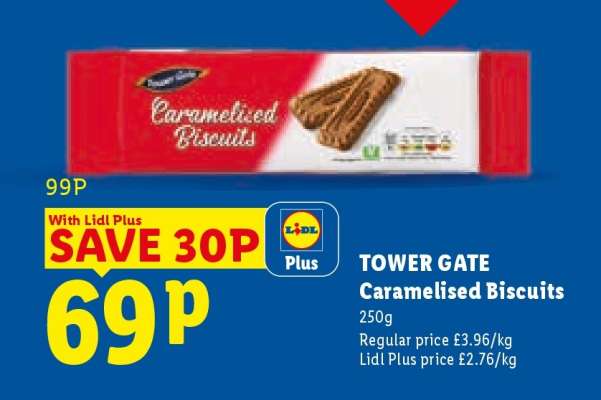 TOWER GATE Caramelised Biscuits