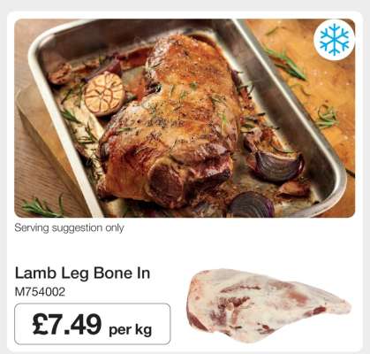 Lamb Leg Bone In