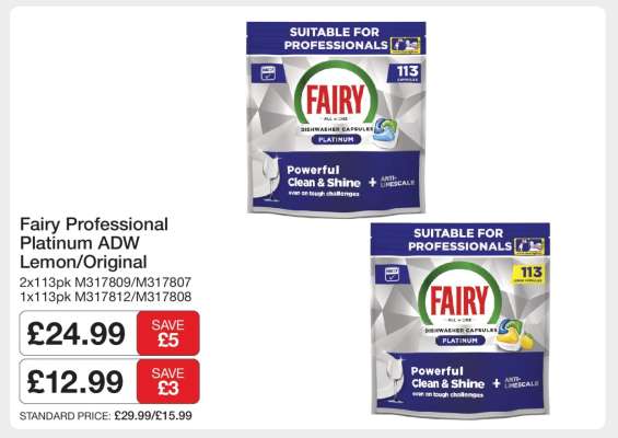 Fairy Professional Platinum ADW Lemon/Original
