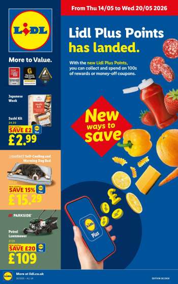 Lidl offer  - 14/05/2026 - 20/05/2026.