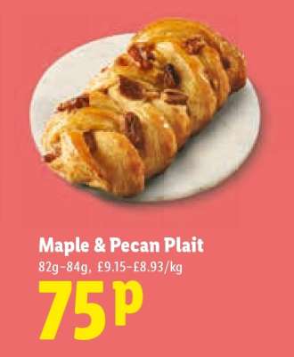 Maple & Pecan Plait