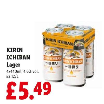 KIRIN ICHIBAN Lager