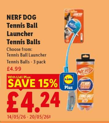 NERF DOG Tennis Ball Launcher Tennis Balls