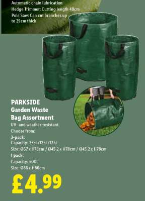 PARKSIDE Garden Waste Bag Assortment