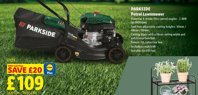 PARKSIDE Petrol Lawnmower