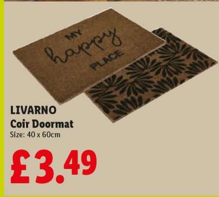 LIVARNO Coir Doormat