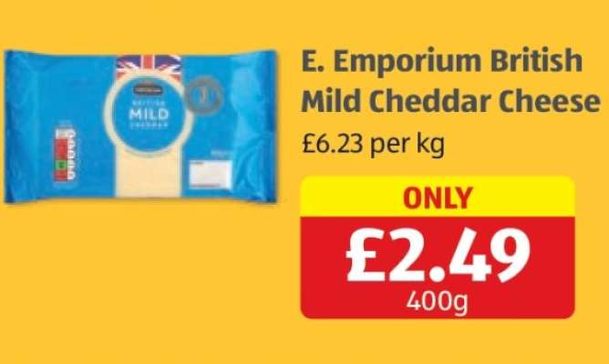 E. Emporium British Mild Cheddar Cheese