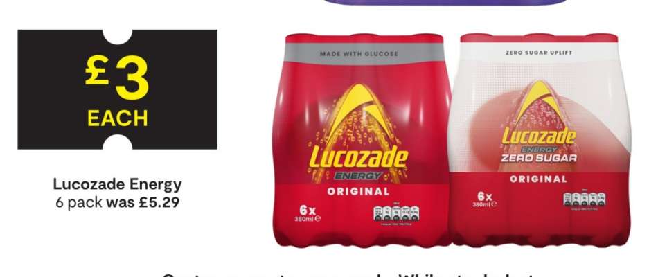 LUCOZADE ENERGY
