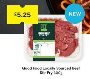 Good Food Locally Sourced Beef Stir Fry 300g