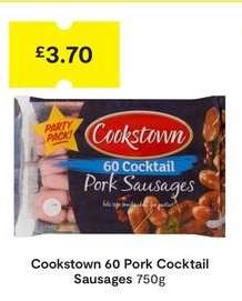 Cookstown 60 Pork Cocktail Sausages