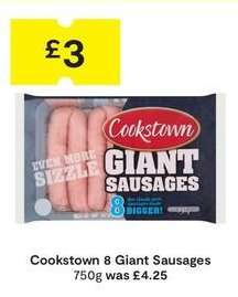 Cookstown 8 Giant Sausages