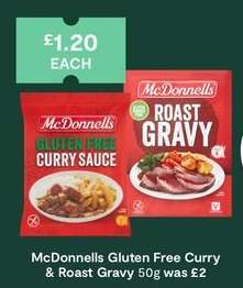 McDonnells Gluten Free Curry & Roast Gravy 50g