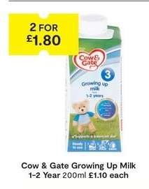 Cow & Gate Growing Up Milk