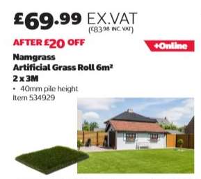 Namgrass Artificial Grass Roll 6m²