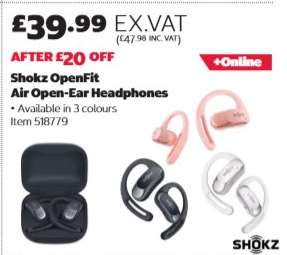 Shokz OpenFit Air Open-Ear Headphones