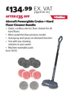 Aircraft Powerglide Cruise + Hard Floor Cleaner Bundle