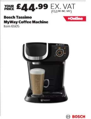 Bosch Tassimo MyWay Coffee Machine
