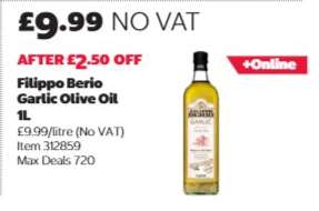 Filippo Berio Garlic Olive Oil 1L