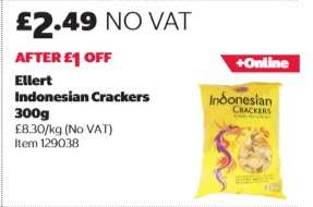 Ellert Indonesian Crackers 300g