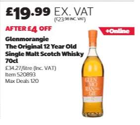 Glenmorangie The Original 12 Year Old Single Malt Scotch Whisky 70cl