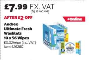 Andrex Ultimate Fresh Washlets