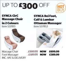 SYNCA CirC Massage Chair in 2 Colours