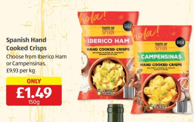 Spanish Hand Cooked Crisps
