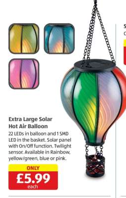 Extra Large Solar Hot Air Balloon