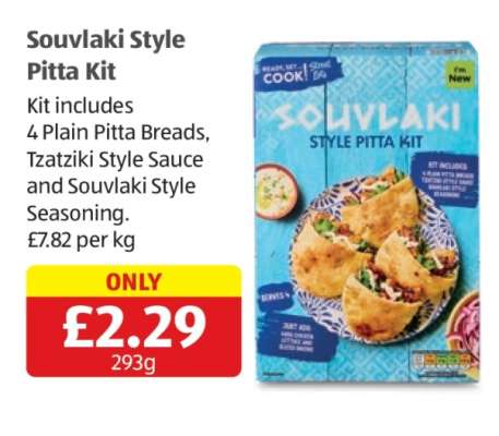 Souvlaki Style Pitta Kit