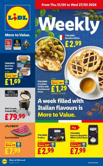 Lidl offer  - 21/05/2026 - 27/05/2026.